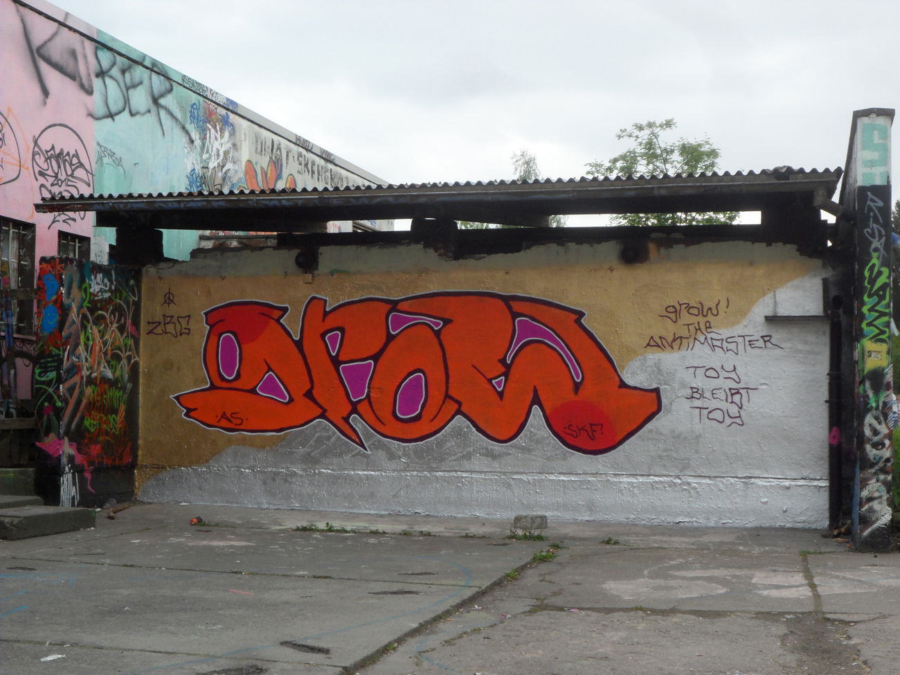 Graffiti Wall - Photo by bergpunk - grow (2015)