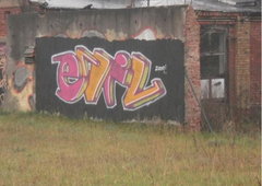 Graffiti Bombing - Photo by bergpunk - evil (2009)