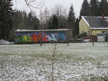 Graffiti Bombing - Photo by bergpunk - skf, owa (2015)