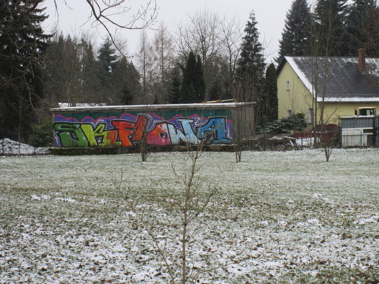 Graffiti Bombing - Photo by bergpunk - skf, owa (2015)