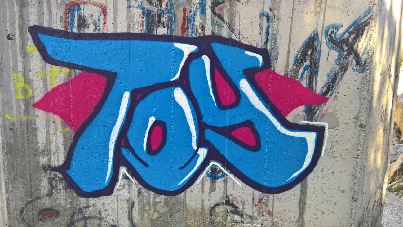 Graffiti Wall - Photo by bergpunk - toy (2019)