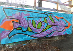 Graffiti Wall - Photo by bergpunk - chemnitz (2018)