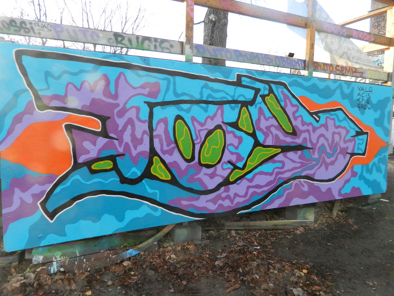 Graffiti Wall - Photo by bergpunk - chemnitz (2018)