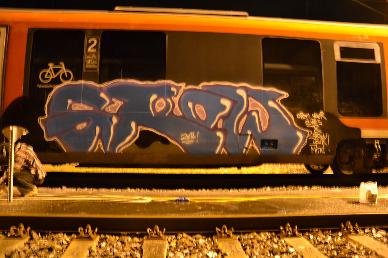 Graffiti Train - Photo by bergpunk - grow (2014)