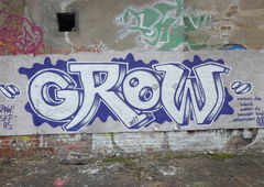 Graffiti Bombing - Photo by bergpunk - grow (2011)