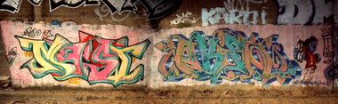 Graffiti Wall in Berlin - Photo by berlingraffiti - mast, akiem, akim (1993)