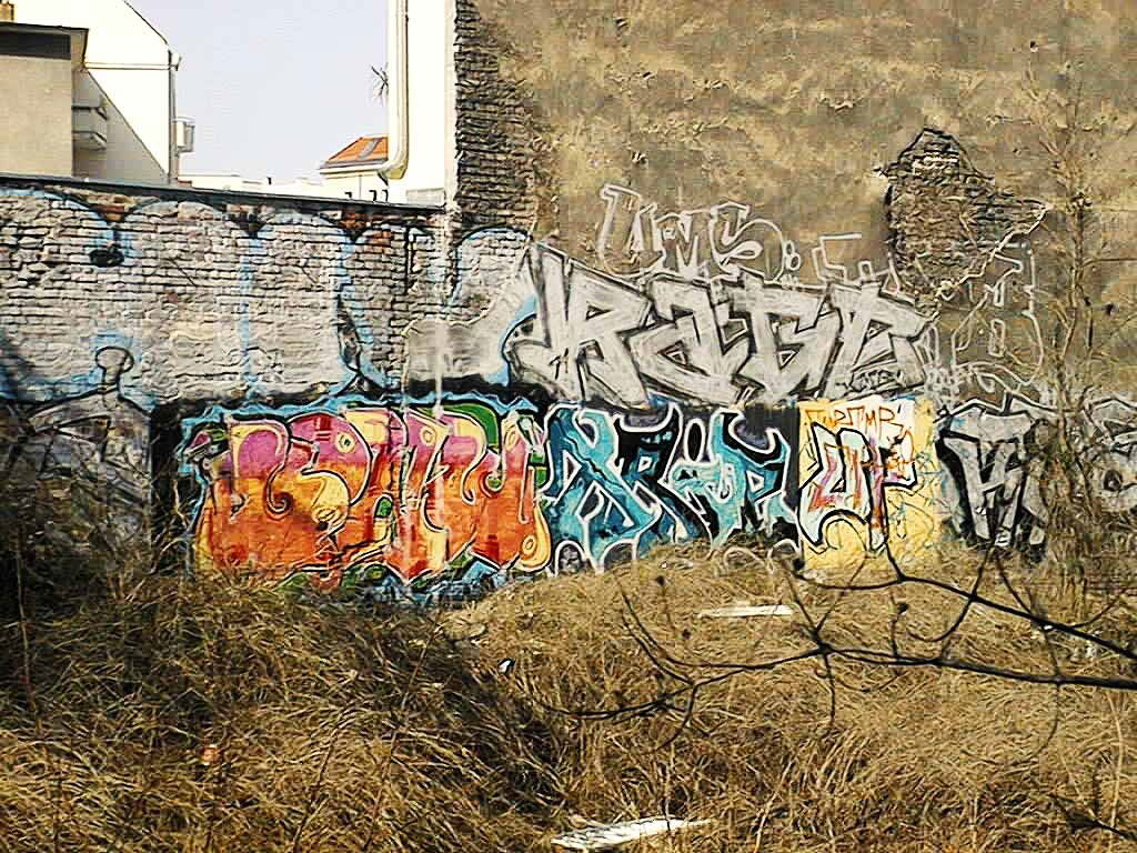 Graffiti Wall in Berlin - Photo by berlingraffiti - rage, bone, trip