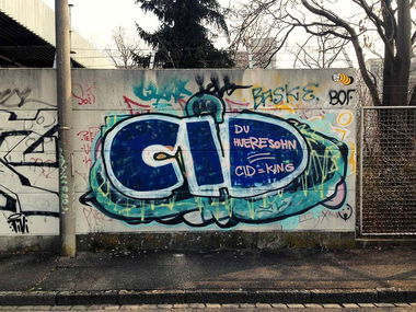 Graffiti Bombing in Basel - Photo by berlingraffiti - cid, beef