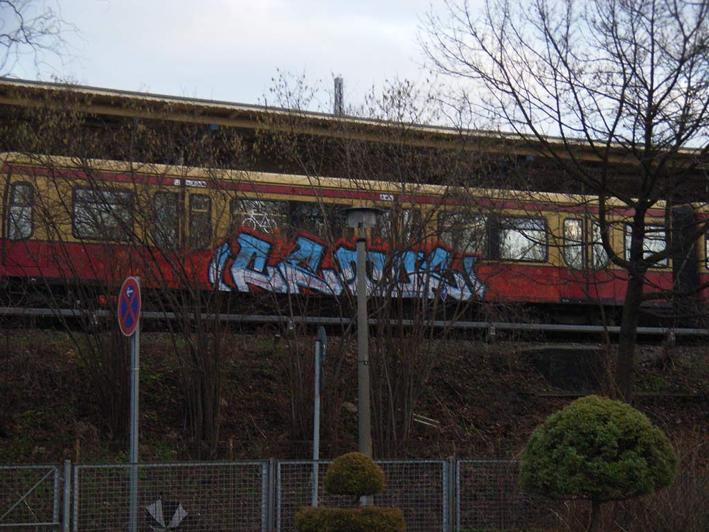 Graffiti Train in Berlin - Photo by berlingraffiti - ceto, cetoe, thc (2004)