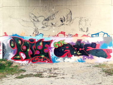 Graffiti Wall in Basel - Photo by berlingraffiti - nice, ace