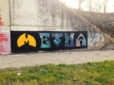 Graffiti Wall in Basel - Photo by berlingraffiti - metha, rask