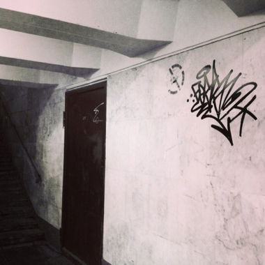 Graffiti Bombing - Photo by bess - tagging (2014)