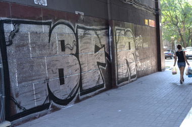 Graffiti Bombing in Zaporizhzhya - Photo by bfrgang - graff, bfr, hooligans (2012)
