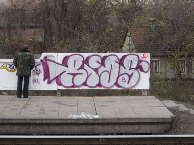 Graffiti Bombing - Photo by bfrgang