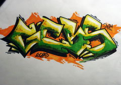 Graffiti Sketch - Photo by bharos - bharos, baro, GCBS