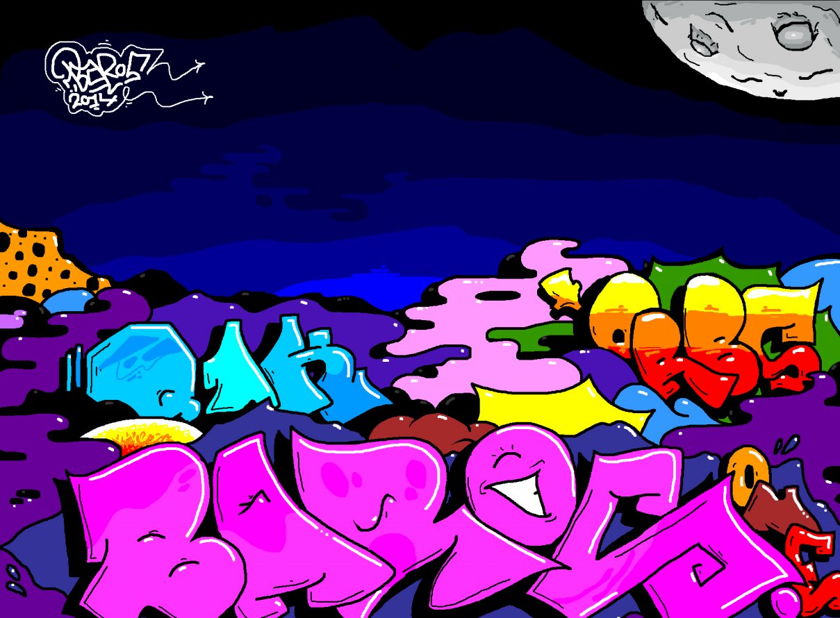 Graffiti Sketch - Photo by bharos - baro, baros, q1 (2014)
