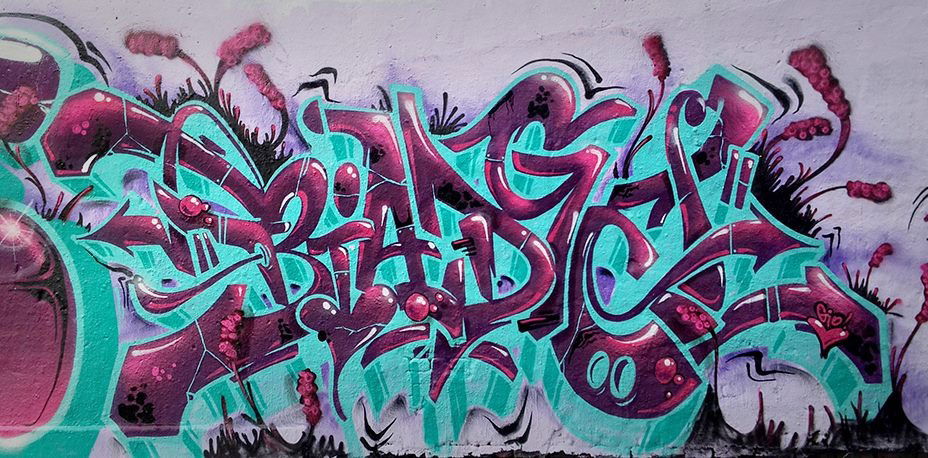 Graffiti Wall - Photo by biatsch