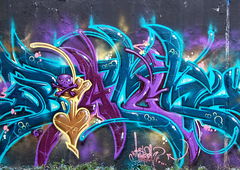 Graffiti Wall - Photo by biatsch