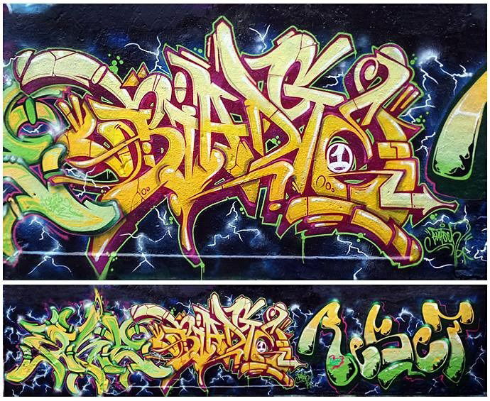 Graffiti Wall - Photo by biatsch