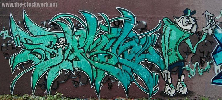 Graffiti Wall - Photo by biatsch