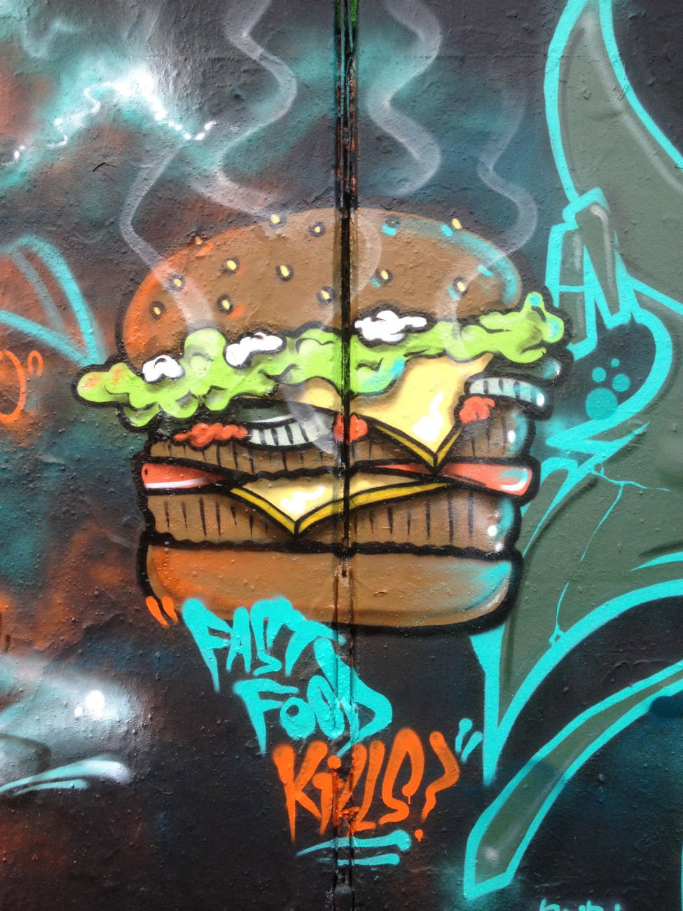 Graffiti Wall - Photo by biatsch