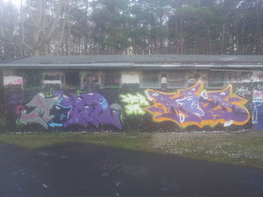 Graffiti Wall - Photo by big_rabz_one - mord, rabs, hcr (2014)