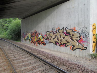 Graffiti Bombing - Photo by big_rabz_one - Rabs, Hcr, 3m (2013)