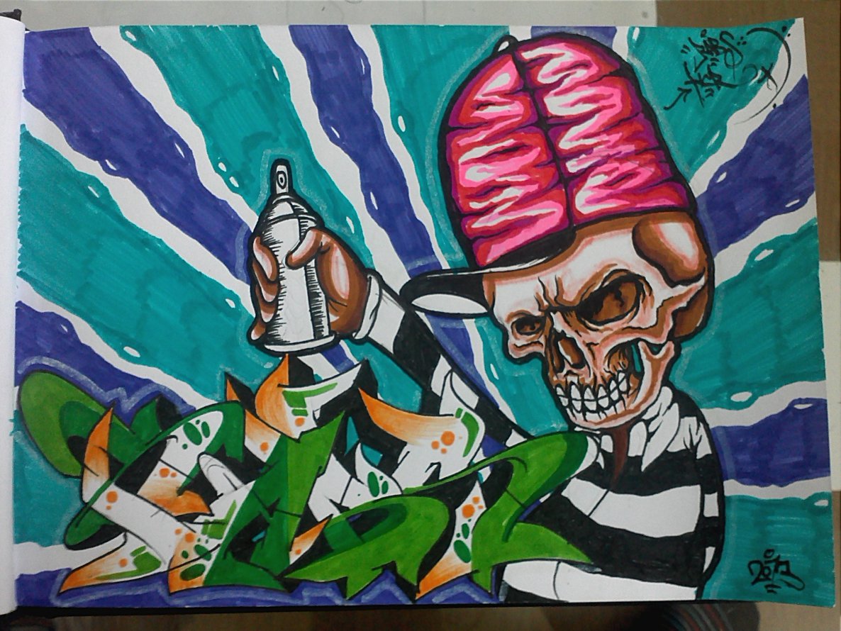 Graffiti Sketch - Photo by big_rabz_one - Rabs, Hcr, 3m (2013)