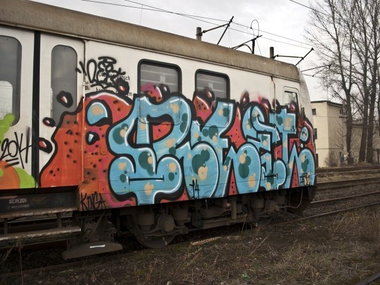 Graffiti Train - Photo by bijonce