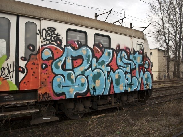 Graffiti Train - Photo by bijonce