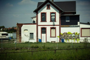 Graffiti Bombing - Photo by bishgeasy