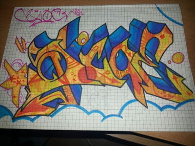 Graffiti Sketch - Photo by bitumenstyle