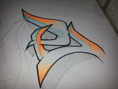 Graffiti Sketch - Photo by bitumenstyle - Scoe, 424, bonn (2014)