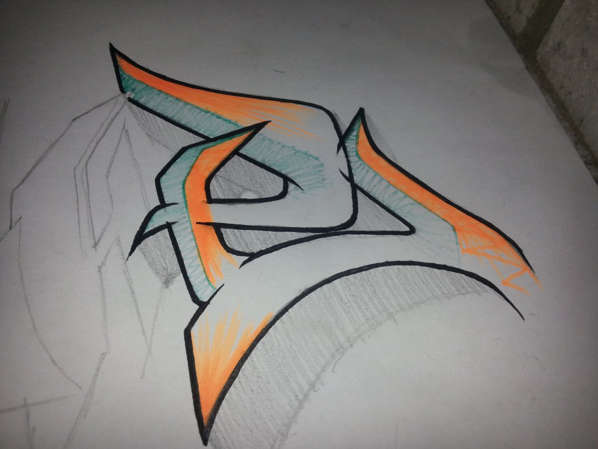 Graffiti Sketch - Photo by bitumenstyle - Scoe, 424, bonn (2014)