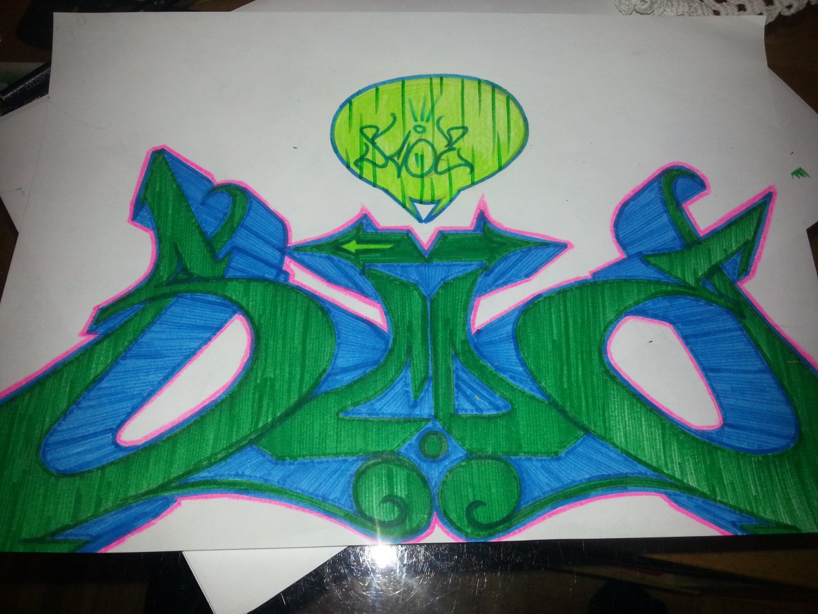 Graffiti Sketch - Photo by bitumenstyle - Scoe, 424, bonn (2014)