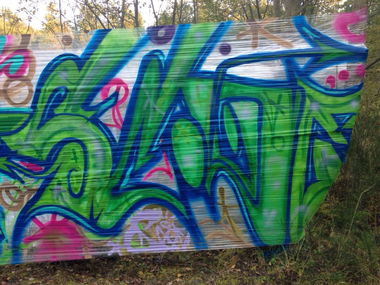 Graffiti Wall - Photo by bitumenstyle - scoe, 424, bonn (2014)