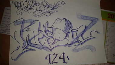 Graffiti Sketch - Photo by bitumenstyle - Scoe, twx, sketchbattle (2015)