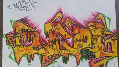 Graffiti Sketch - Photo by bitumenstyle - Scoe, 424, für (2014)