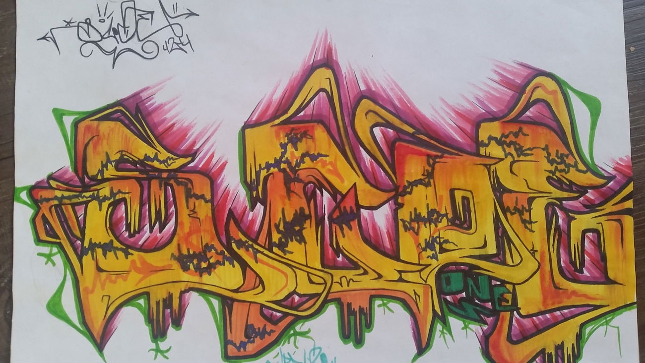Graffiti Sketch - Photo by bitumenstyle - Scoe, 424, für (2014)