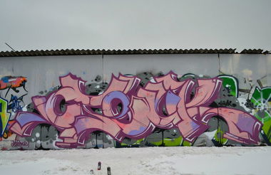 Graffiti Wall - Photo by blanshmcr - Steyck (2014)