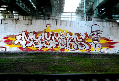 Graffiti Wall in Moscow - Photo by blanshmcr - Mascors, Crew (2013)