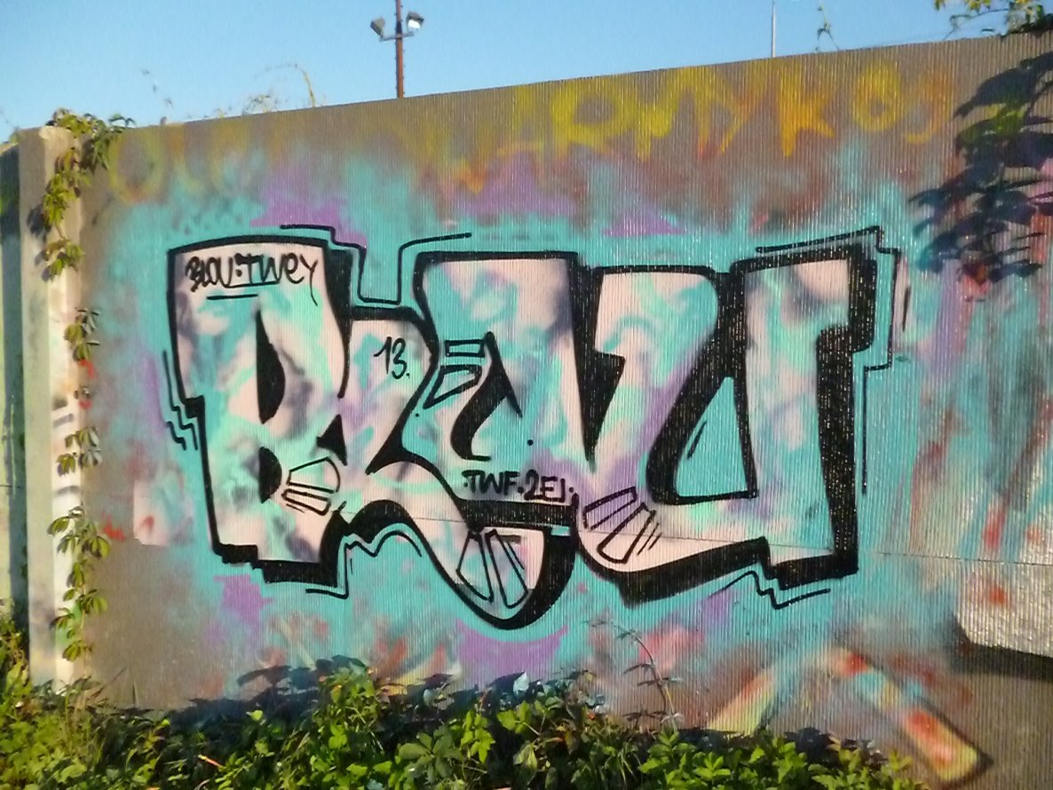 Graffiti Bombing in Prague - Photo by blouye - blou, twf, 2e (2013)