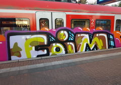 Graffiti Train in Köln - Photo by bocat - FOIM (2018)