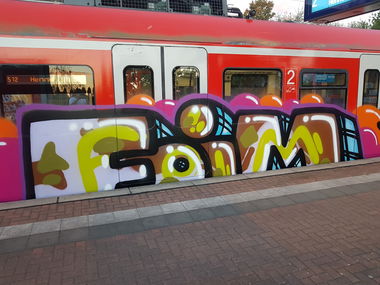 Graffiti Train in Köln - Photo by bocat - FOIM (2018)
