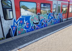 Graffiti Train in Köln - Photo by bocat - PEASY (2018)