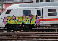 Graffiti Train in Köln - Photo by bocat - SCUI (2018)