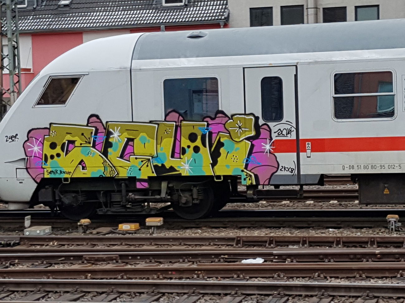 Graffiti Train in Köln - Photo by bocat - SCUI (2018)