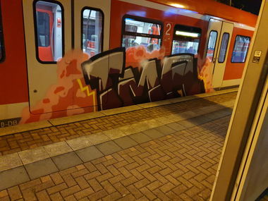 Graffiti Train in Köln - Photo by bocat - TMA (2019)