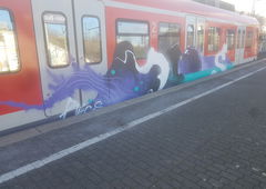 Graffiti Train in Köln - Photo by bocat - RAGS (2018)