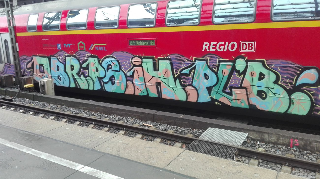 Graffiti Wall in Köln - Photo by bocat - OBR, /, PS (2017)